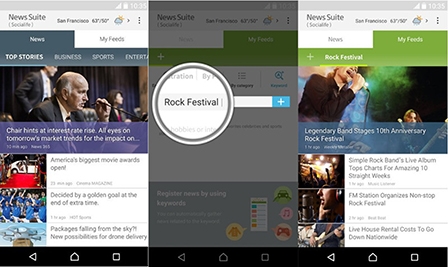 Sony nâng cấp ứng dụng Socialife News