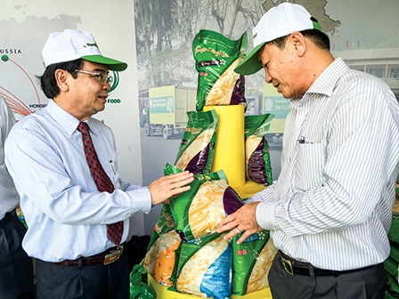 Ra mắt sản phẩm gạo thương hiệu "Gạo Sông Hậu"