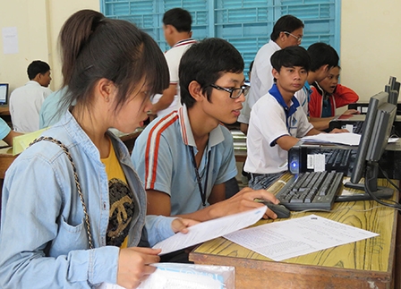 Rộng cửa đón thí sinh