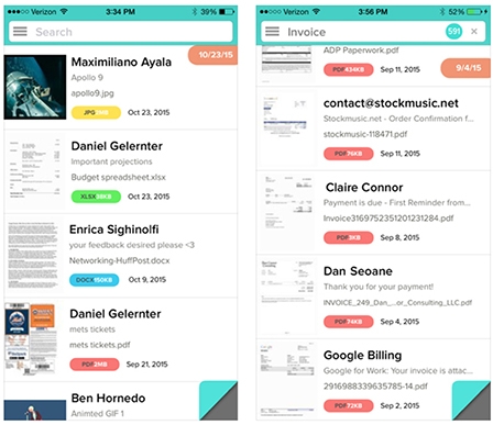 Ứng dụng Dittach tìm kiếm tập tin đính kèm trong email