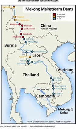 Báo cáo tác động của thủy điện trên sông Mekong