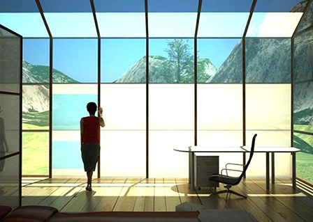 Phát triển loại kính dễ dàng thay đổi độ mờ/trong