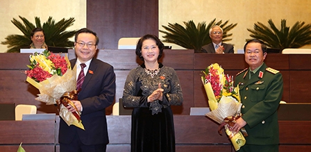 ÔNG ĐỖ BÁ TỴ VÀ ÔNG PHÙNG QUỐC HIỂN ĐƯỢC BẦU GIỮ CHỨC PHÓ CHỦ TỊCH QUỐC HỘI