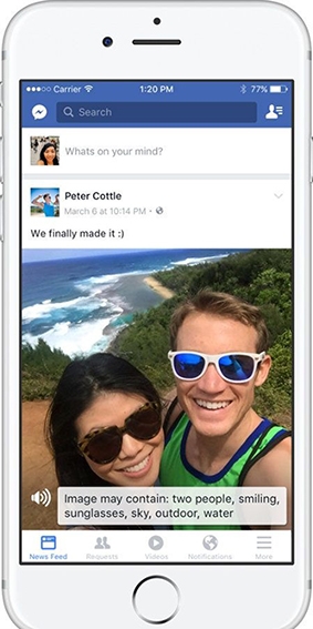 Facebook giúp người khiếm thị “nhìn” được ảnh như thế nào?