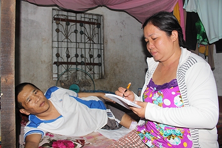 Trao tiền từ thiện