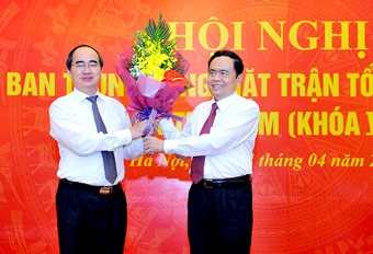 Ông Trần Thanh Mẫn được hiệp thương cử giữ chức Phó Chủ tịch - Tổng Thư ký Ủy ban Trung ương Mặt trận Tổ quốc Việt Nam