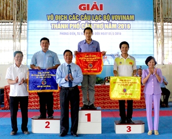 Bế mạc Giải Vô địch các CLB Vovinam TP Cần Thơ năm 2016