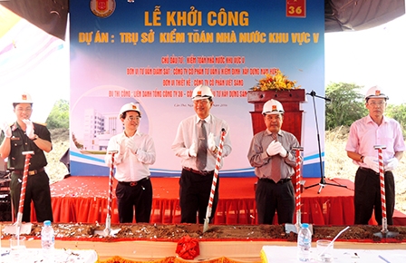 Khởi công Dự án Trụ sở làm việc cơ quan Kiểm toán Nhà nước khu vực V