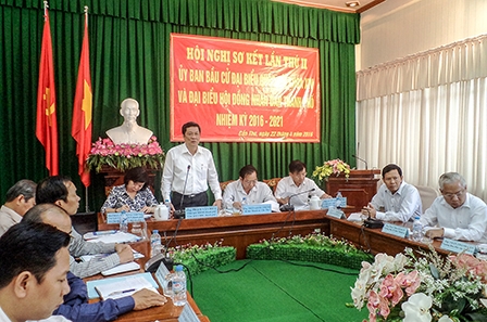 CHUẨN BỊ CHU ĐÁO MỌI MẶT, GÓP PHẦN TỔ CHỨC CUỘC BẦU CỬ 
ĐẠI BIỂU QUỐC HỘI VÀ ĐẠI BIỂU HĐND CÁC CẤP THÀNH CÔNG TỐT ĐẸP
