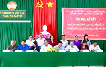 ĐẨY MẠNH CÔNG TÁC THÔNG TIN, TUYÊN TRUYỀN
CỦA MẶT TRẬN GIAI ĐOẠN 2016-2020