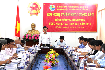 Triển khai Tổng điều tra nông thôn, nông nghiệp và thủy sản năm 2016