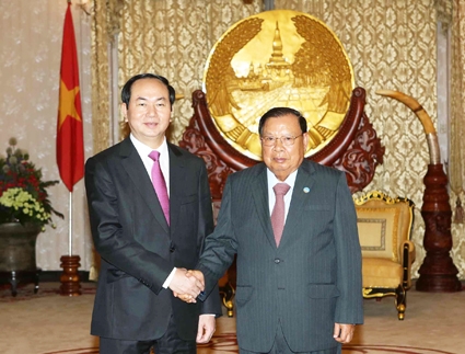 Chủ tịch nước Trần Đại Quang
thăm cấp nhà nước CHDCND Lào