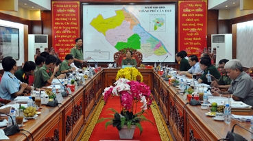 ỦY BAN QUỐC PHÒNG VÀ AN NINH CỦA QUỐC HỘI KHẢO SÁT TẠI TP CẦN THƠ