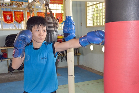 Nữ võ sĩ trụ cột của Kick-Boxing An Giang