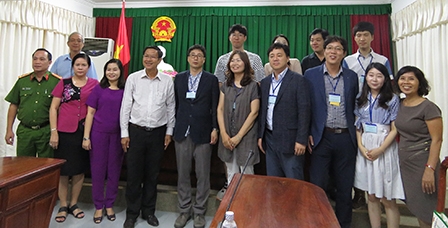 Lãnh đạo thành phố tiếp đoàn
công tác thành phố Daegu, Hàn Quốc