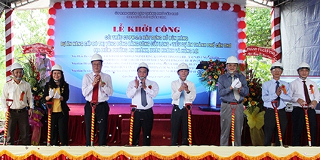 KHỞI CÔNG XÂY DỰNG HỒ BÚN XÁNG VÀ RẠCH PHÍA NAM