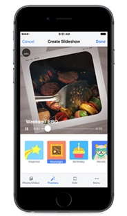 Facebook tung ra tính năng tạo video tự động Slideshow