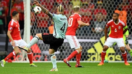 Xứ Wales  Bỉ: 3 - 1 <br>

Xứ Wales lội ngược dòng