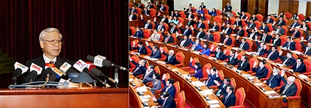 Khai mạc Hội nghị lần thứ ba 
Ban Chấp hành Trung ương Đảng khóa XII