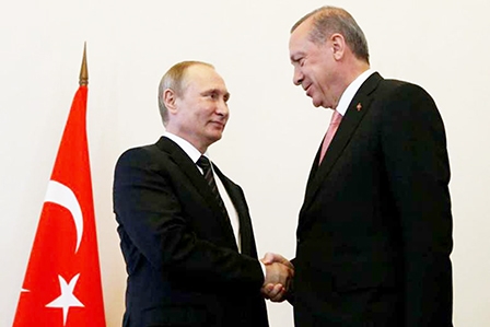 Thổ Nhĩ Kỳ “bắt tay” Nga 
trong căng thẳng với phương Tây