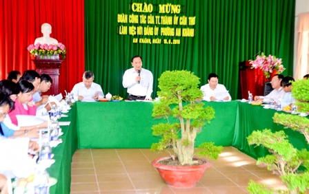 Rà soát các dự án trên địa bàn phường An Khánh, đảm bảo quyền lợi người dân