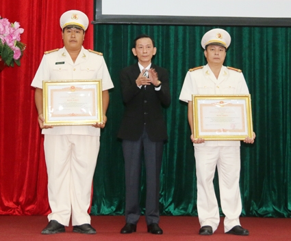 Đơn vị dẫn đầu phong trào thi đua 
Vì an ninh Tổ quốc