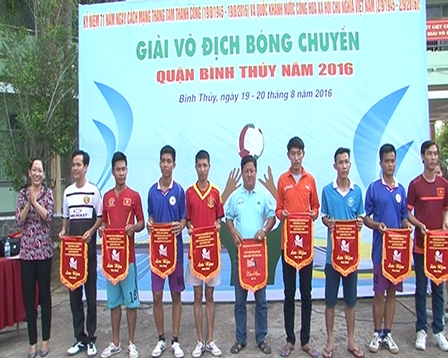 Phường An Thới vô địch giải bóng chuyền quận năm 2016