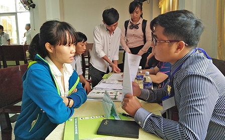 Cùng sinh viên tìm việc