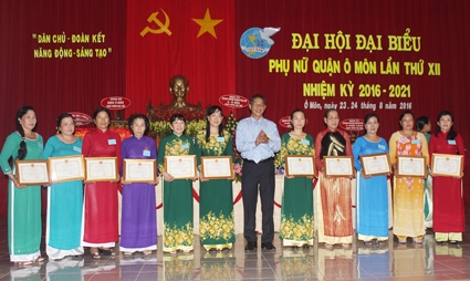 Đại hội  đại biểu Phụ nữ quận Ô Môn nhiệm kỳ 2016-2021