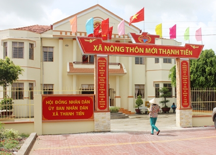 Thạnh Tiến đạt chuẩn xã nông thôn mới