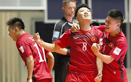 Tuyệt vời tuyển futsal Việt Nam