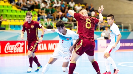 Tuyển futsal Việt Nam tự hào chia tay FIFA Futsal World Cup