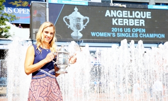 Kerber tiến đến vị trí số 1 bằng sự kiên trì và nỗ lực