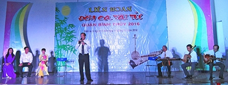 Khai mạc Liên hoan đờn ca tài tử quận Bình Thủy