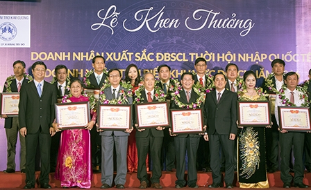 Tôn vinh doanh nhân, doanh nghiệp tiêu biểu ĐBSCL thời hội nhập quốc tế