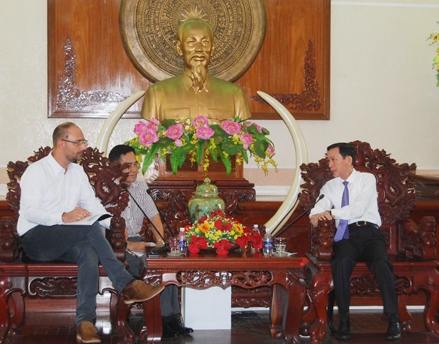 Lãnh đạo thành phố
tiếp Đoàn ngoại giao Hungary