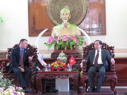 Lãnh đạo thành phố tiếp Thị trưởng thành phố Riverside