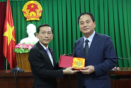 Lãnh đạo thành phố tiếp đoàn cán bộ tỉnh Gimcheon (Hàn Quốc)