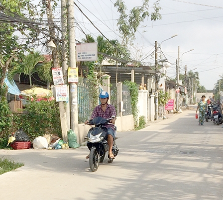 Hẻm 3 phường An Bình đã được nâng cấp hoàn chỉnh