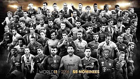 Đề cử đội hình xuất sắc nhất 2016 của FIFA và FIFPro: Barcelona và Real Madrid dẫn đầu