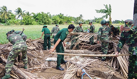 Sóc Trăng khẩn trương khắc phục hậu quả lốc xoáy