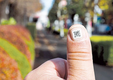 Miếng dán mã QR 
hữu dụng cho người già