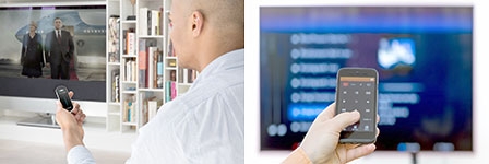 Tiện lợi với hai thiết bị điều khiển từ xa thông minh