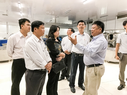 Lãnh đạo tp Cần Thơ thăm và làm việc tại Tập đoàn Sao Mai