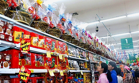 Chọn giỏ quà cho ngày Tết