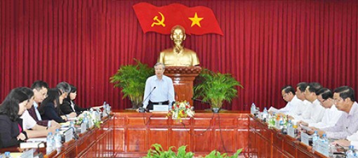 Đoàn kiểm tra của Bộ Chính trị làm việc với Ban Thường vụ Thành ủy Cần Thơ