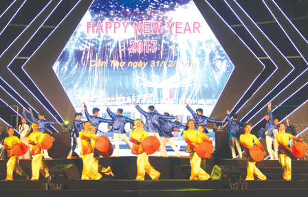 Cần Thơ chào năm mới 2017