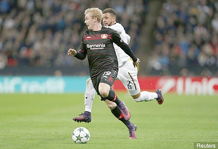 Julian Brandt thu hút nhiều CLB lớn 
của châu Âu