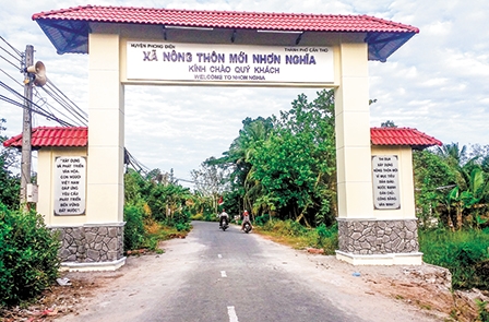 Nhơn Nghĩa hoàn thành
bộ tiêu chí nông thôn mới