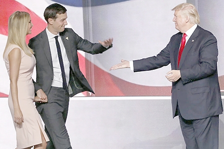 Con rể ông Trump làm cố vấn cấp cao Nhà Trắng